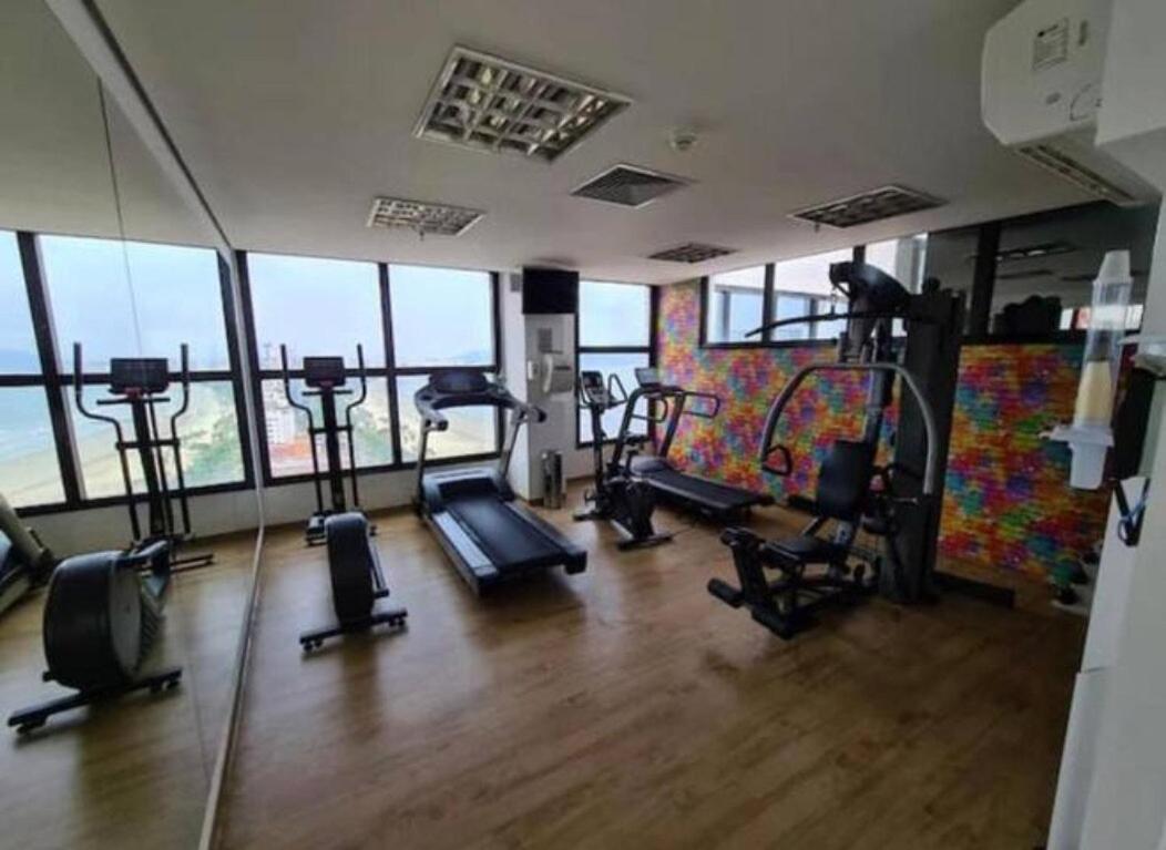 Flat No De Santos. Pe Na Areia Com Piscina! Apartment *