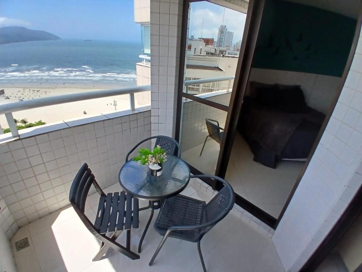 Apartment Flat No De Santos. Pe Na Areia Com Piscina!